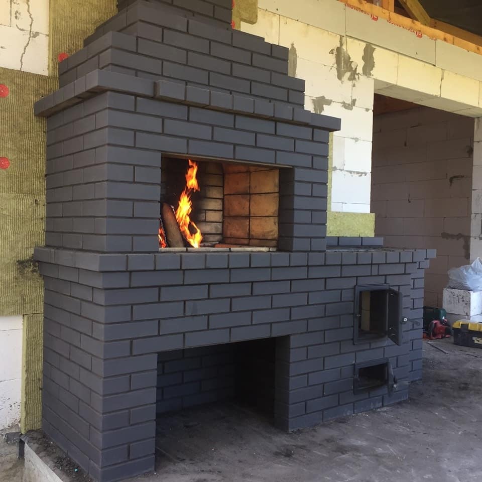 12.871100L Lode SATURN гладкий, 250*120*65 мм, Печной Полнотелый Кирпич керамический темно-серый