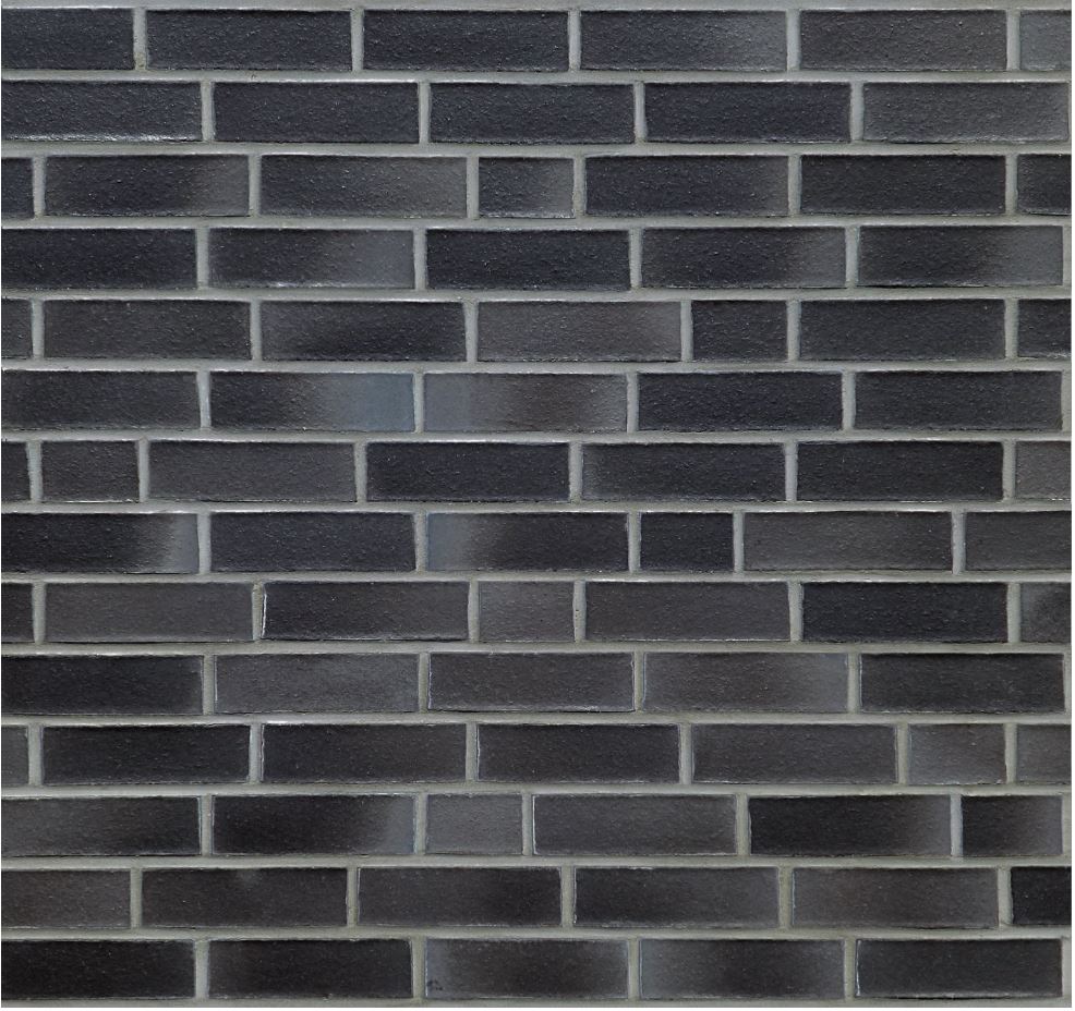 Кирпич облицовочный Клинкерный ABC 5954 Dresden schwarz-blau-bunt glat NF 240*115*71 мм