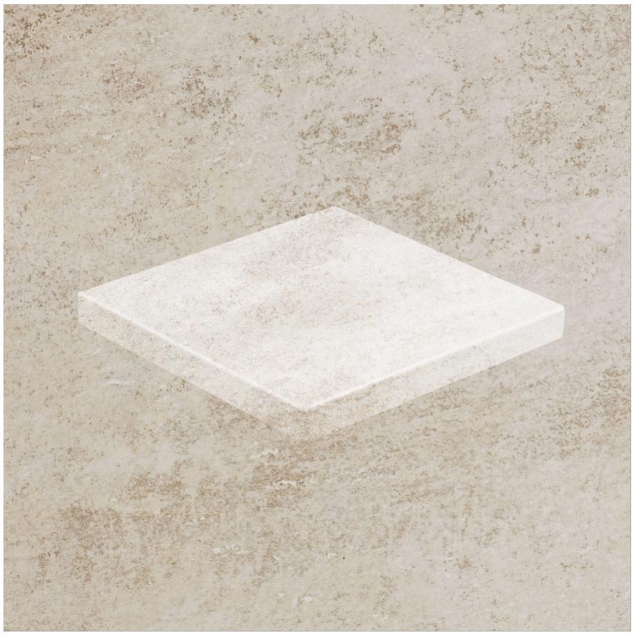 Клинкерная Ступень лофт Угловая противоскользящая плитка Stroeher KERAPLATTE ASAR 620 sass 340*340*35*11 мм