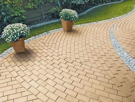 Тротуарная плитка / брусчатка Клинкерная ЛСР (RAUF Design) соломенный "Барселона" 200*100*50 мм