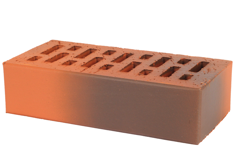 Lode AQUARIUS гладкий, 250*120*65 мм, Печной Полнотелый Кирпич керамический красный с коричневым, пестрый