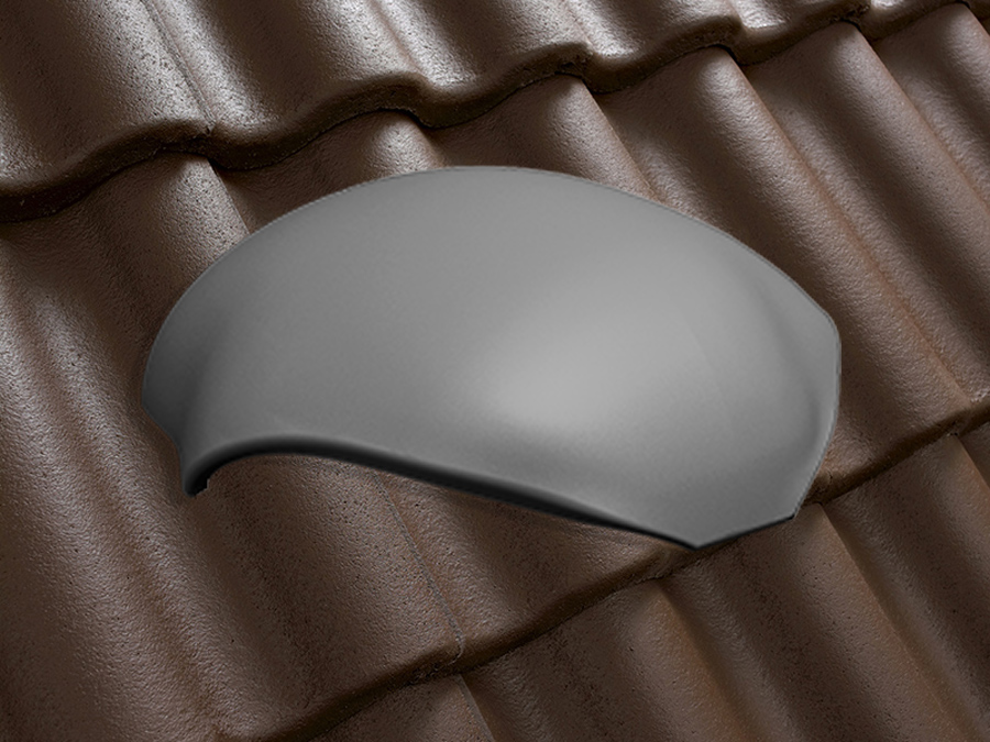 Y-образная черепица натуральная цементно-песчаная Classic коричневый 22, Kriastak Baltic tile