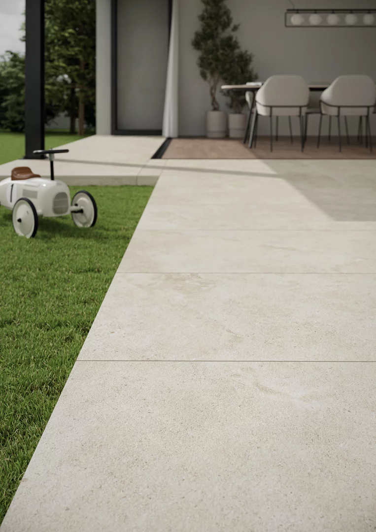 Authority Beige Gres 595*895*20 мм тротуарная плитка уличная, противоскользящая, керамогранитная Paradyz