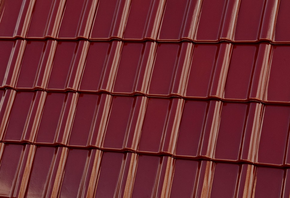 Керамическая черепица рядовая Roben Piemont трентино глянцевый ангоб