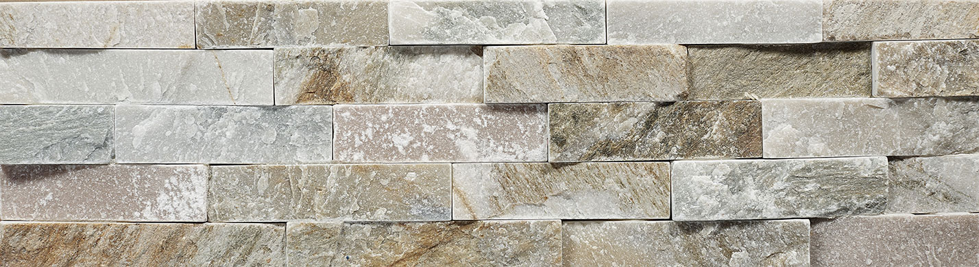 Сланец Бежевый-014 600*150*10-20 мм, натуральный камень для фасада и интерьера BD