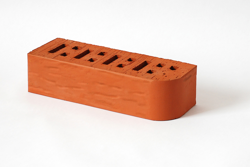 Lode Vecais Janka F15 ретро 250*85*65 мм, Кирпич фигурный пустотелый  красный