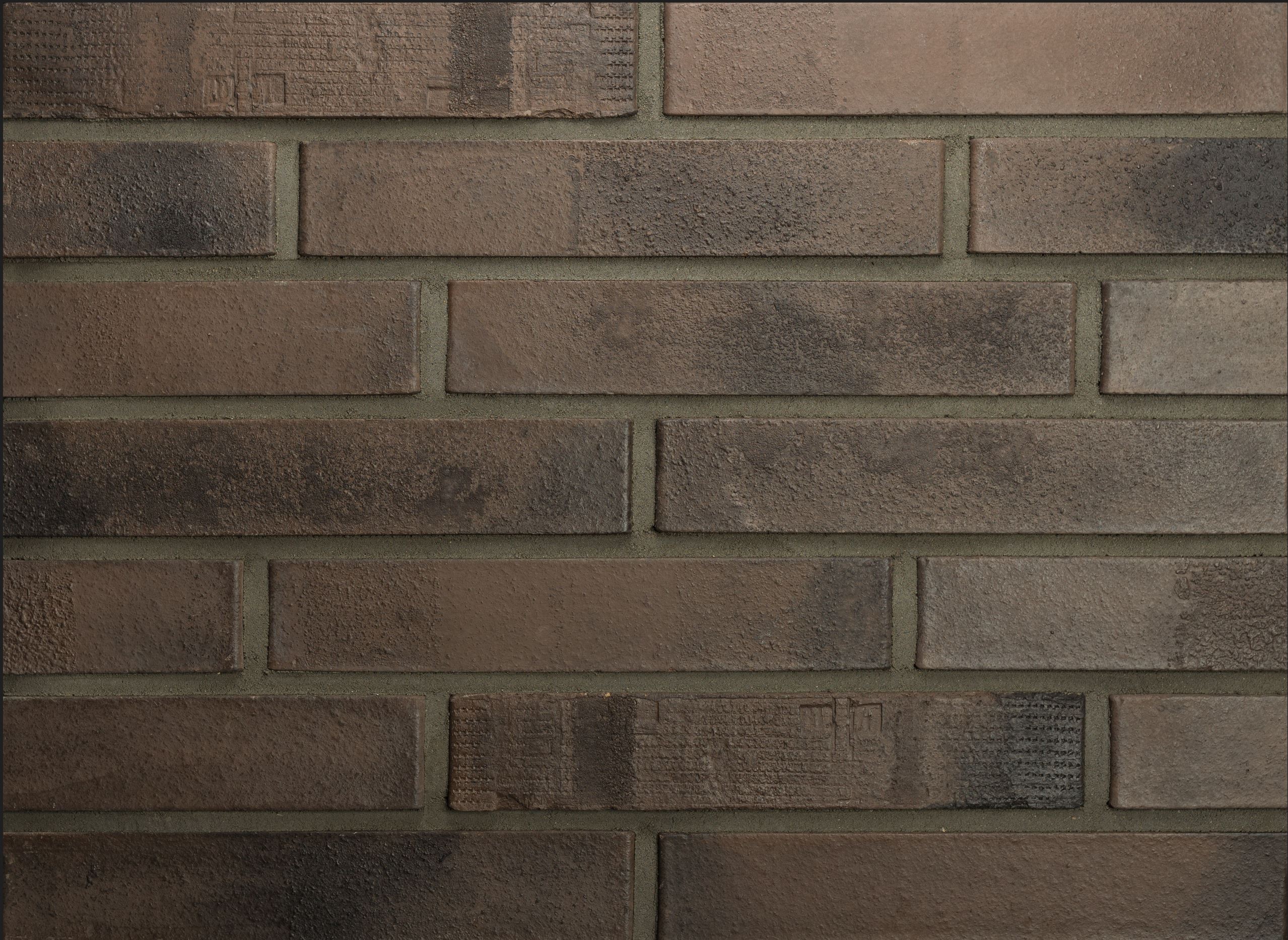 Фасадная ригельная плитка под клинкер Life Brick Римхен 493, 284*51*15 мм