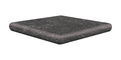 Ardenas ANTRACITA Exagres 330*330*12 мм, клинкерная угловая ступень флорентинер с капиносом, противоскользящая