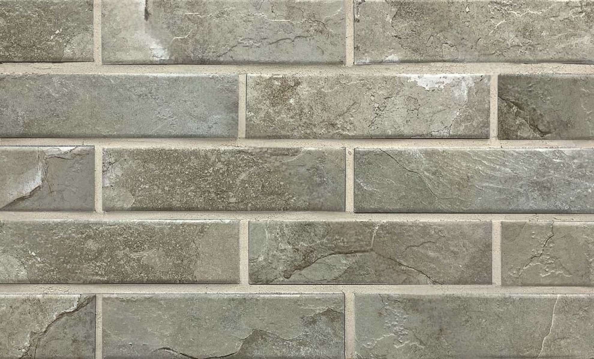 Колорадо-3 бежевая клинкерная фасадная плитка под кирпич 245*65*7 мм, керамин