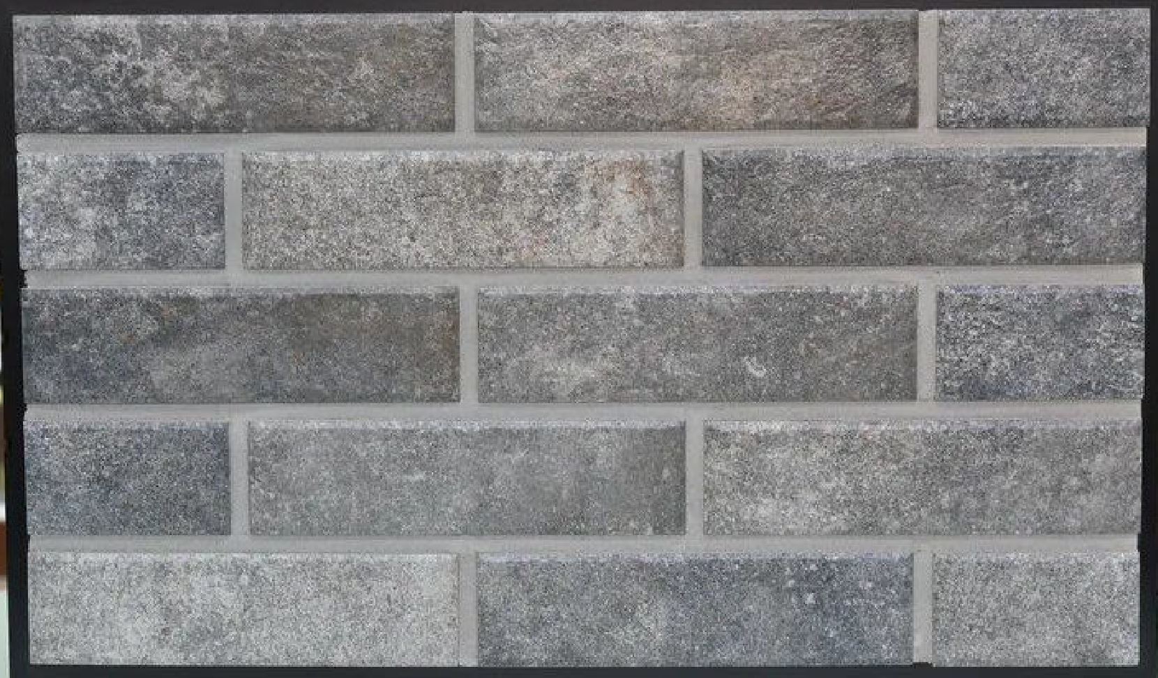 Viano Grys 245X66х7,4 мм Клинкерная фасадная плитка под кирпич облицовочная, серо-бежевый