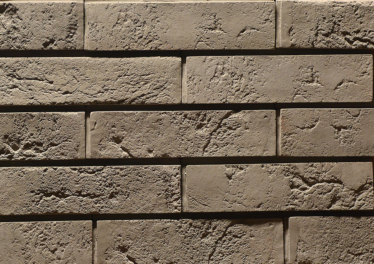 Stone K3 Плитка под кирпич для навесного вент фасада без расшивки шва  65X250X24 мм искусственный камень