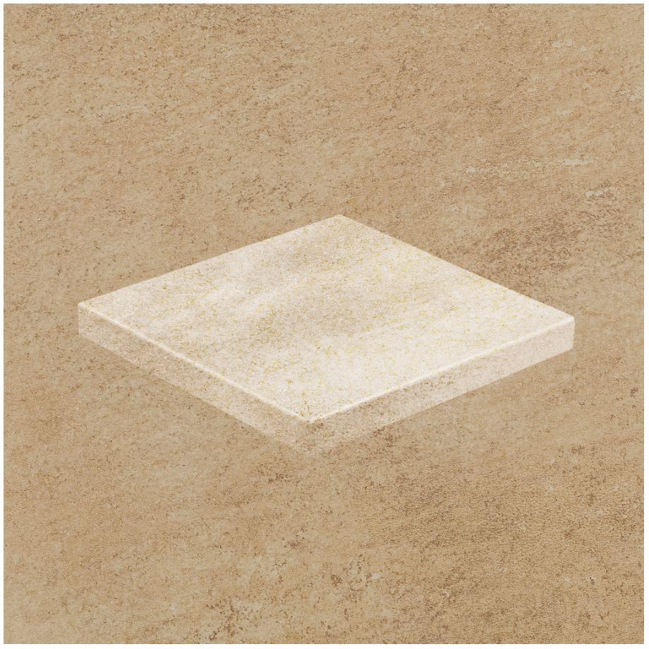 Клинкерная Ступень лофт Угловая противоскользящая плитка Stroeher KERAPLATTE ASAR 635 gari 340*340*35*11 мм