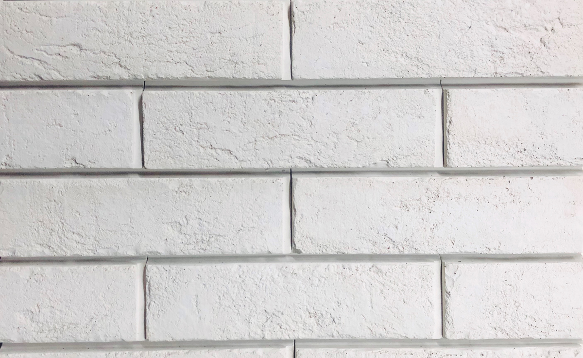 Бонн-7 Плитка под кирпич для навесного вент фасада без расшивки шва 253X68X26 мм RAL 8010 искусственный камень