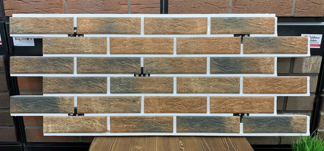 Loft Brick Chili фасадная термопанель из пенополистирола ППС 50 мм с клинкерной плиткой