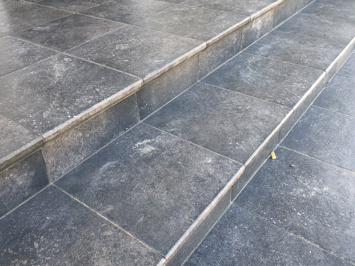 Viano Antracite клинкерная ступень с насечками плоская противоскользящая 300x300x11 мм