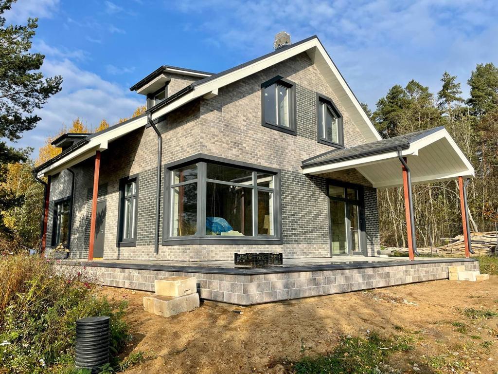 Viano Grys 245X66х7,4 мм Клинкерная фасадная плитка под кирпич облицовочная, серо-бежевый