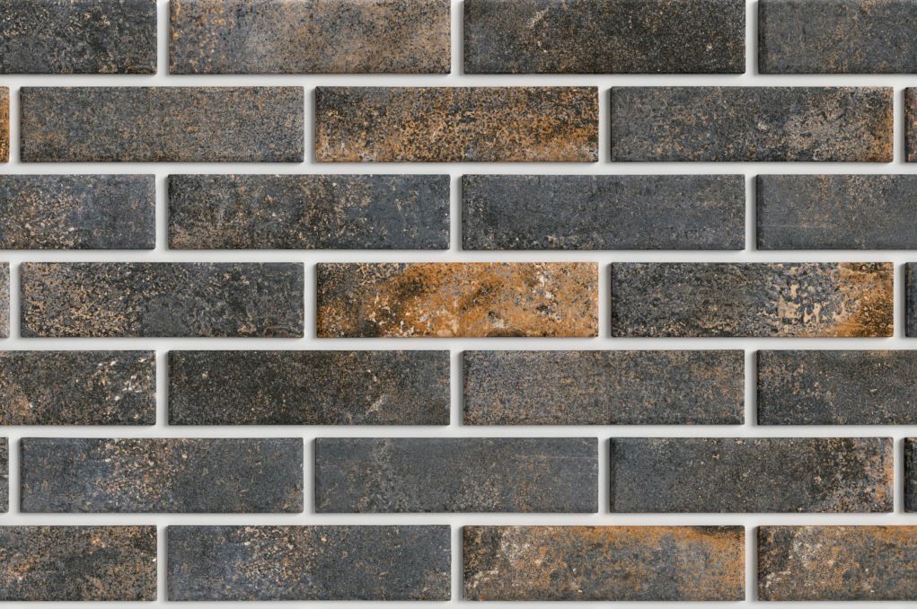 Metal Dark фасадная термопанель из пенополистирола ППС 50 мм с клинкерной плиткой