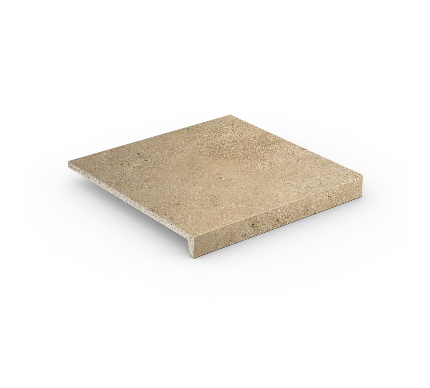 Клинкерная Ступень лофт противоскользящая плитка Stroeher KERAPLATTE GRAVEL BLEND 961 brown 294*340*35*11 мм