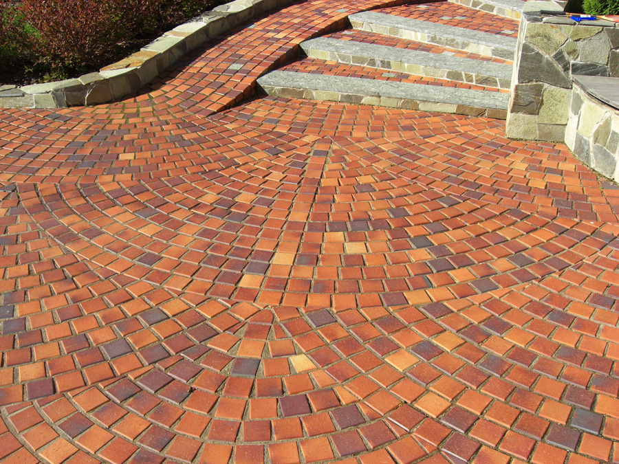 Тротуарная плитка / брусчатка Клинкерная ABC Herbstlaub-geflammt (Хербстлауб-гефламмт), делится на 8 частей 240*118/60*60*52 мм