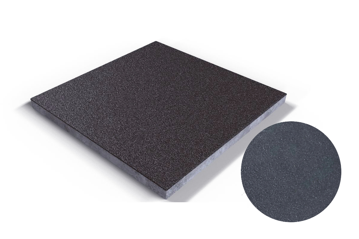 501 Плитка базовая противоскользящая уличная, антрацит 310*310*17 мм