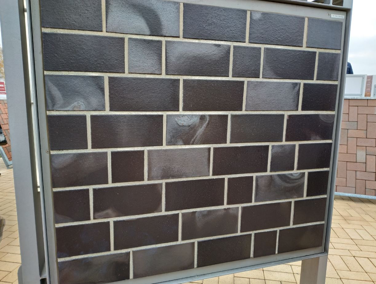 Кирпич облицовочный Клинкерный ABC 8954 Hamburg schwarz-blau-bunt Kohlebrand 55NF 240*71*55 мм