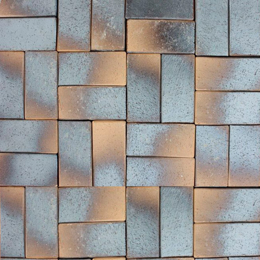 Тротуарная плитка / брусчатка Клинкерная ABC Lederfarben black (Ледерфарбен блакк) 200*100*45 мм