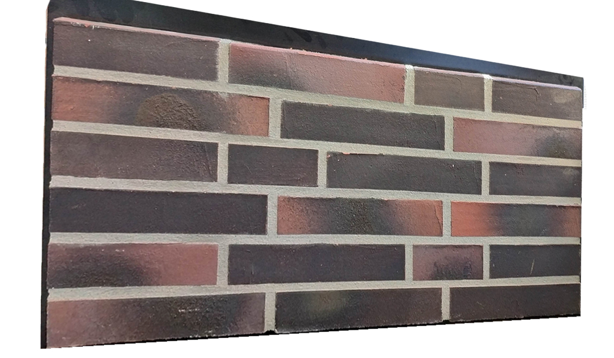 PRO-20-11 Клинкерная фасадная плитка под кирпич ral 8019, ral 3014 240x71x14 мм