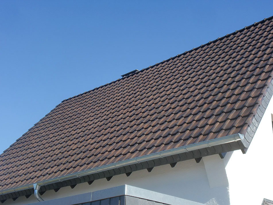 Керамическая черепица рядовая Roben Piemont осенний лист ангоб