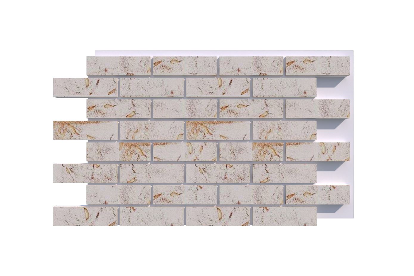 Фасадная Термопанель из пенополистирола ППС 60 мм, с клинкерной плиткой Austria Salzburg 240*71*8 мм