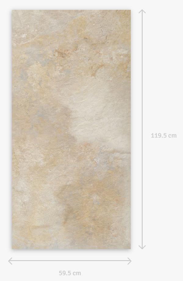 Burlington Ivory Struktura 595*1195*20 мм тротуарная плитка уличная, противоскользящая, керамогранитная Paradyz