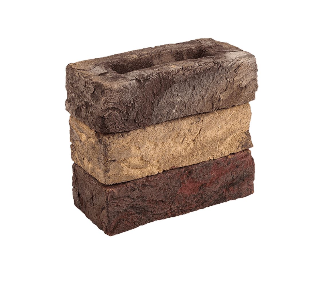 Донские Зори Старая Ситня узорный w036 215*102*65 мм, Кирпич ручной формовки полнотелый, облицовочный