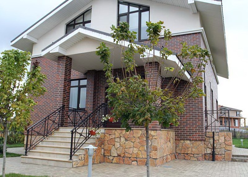 Фасадная Термопанель из пенополистирола ППС 60 мм с клинкерной плиткой Rotbunt Struktur Besandet 240*71*8 мм