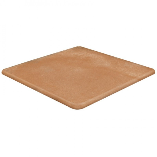 Alhamar SALMON Exagres 330*330*12 мм, клинкерная угловая ступень флорентинер с капиносом, противоскользящая