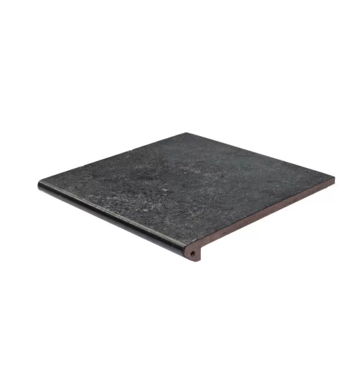 Metalica Basalt Exagres 330*330*12 мм, клинкерная ступень флорентинер- с капиносом, противоскользящая