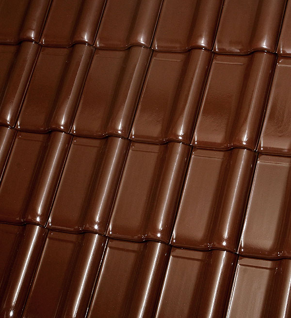 Керамическая черепица рядовая Roben MONZAplus мадуро глазурь