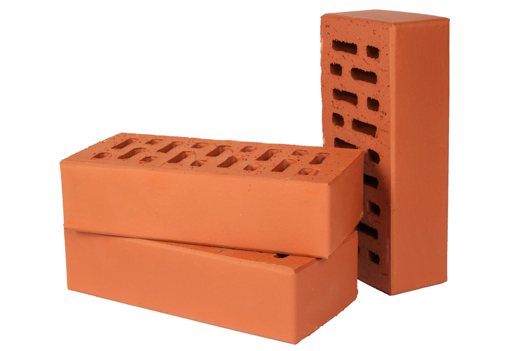 Кирпич клинкерный облицовочный красный, Lode Janka гладкий, 250*120*88 мм