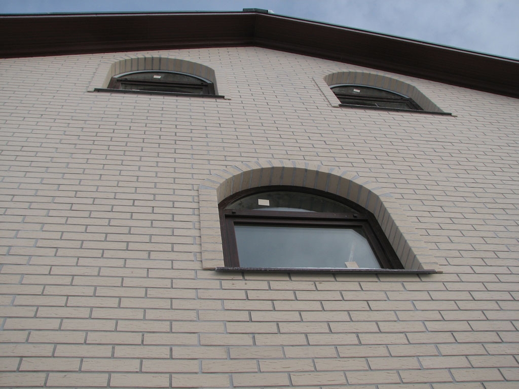 Фасадная Термопанель из пенополистирола ППС 60 мм с клинкерной плиткой Beige Rustik 240*71*10 мм