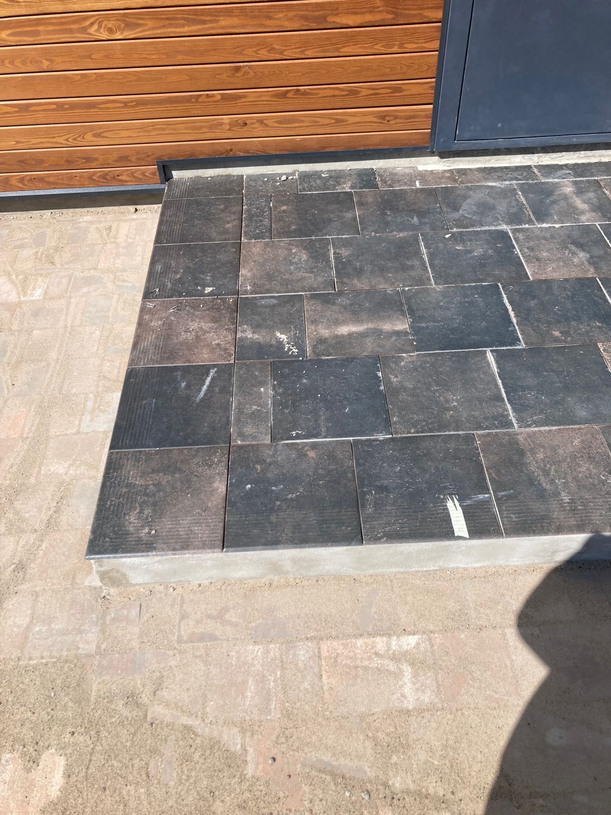 Scandiano Brown угловая клинкерная ступень с насечками 300x300x11 мм