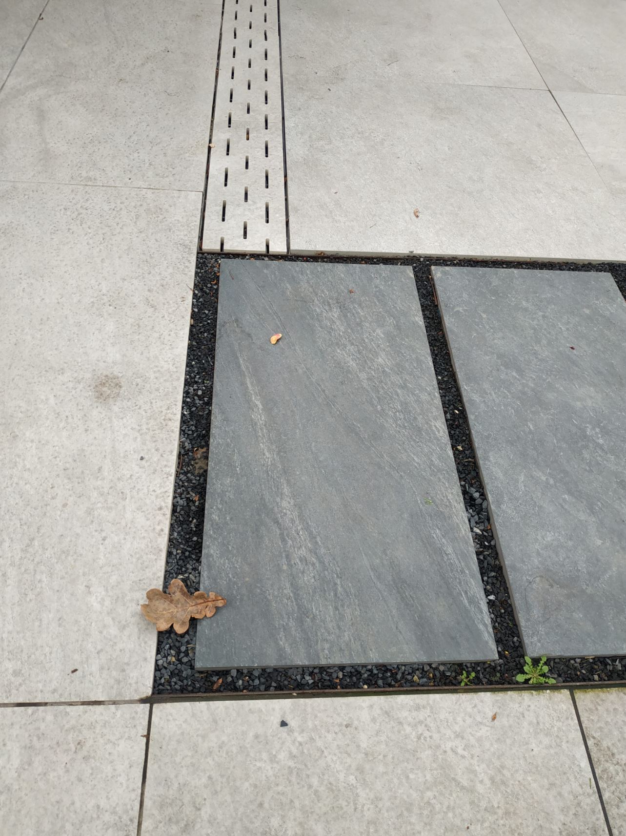 Тротуарная плитка Серая. Drift Grey Lastra 20 mm/ Дрифт Грей Ластра 20 мм 600х600х20мм