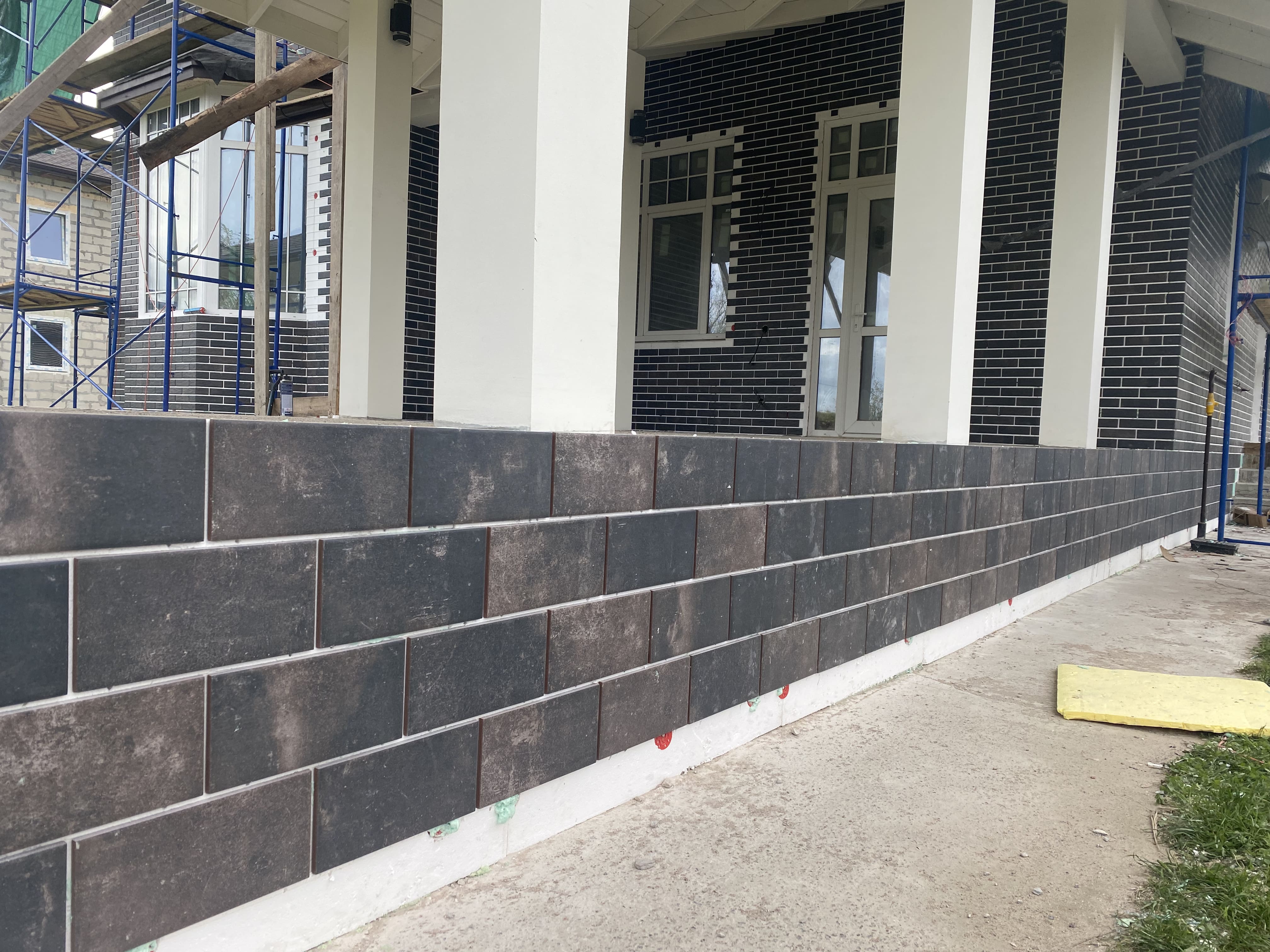 Клинкерная плитка Viano Antracite 300X148х7 мм морозостойкая фасадная и цокольная плитка