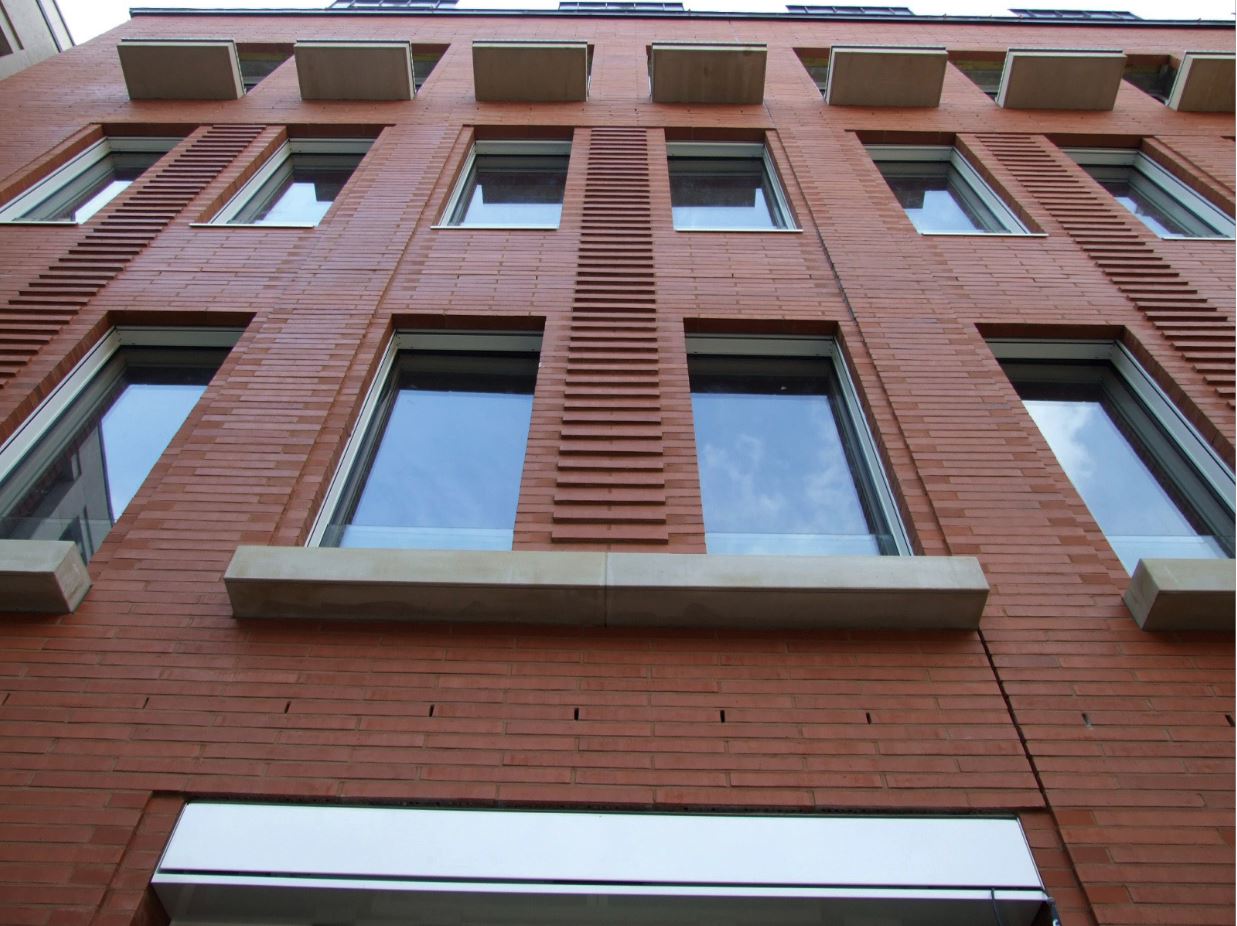 Кирпич облицовочный Клинкерный ригельный Langformat ABC 1009 Sonnenrot glatt DF 365*115*52 мм