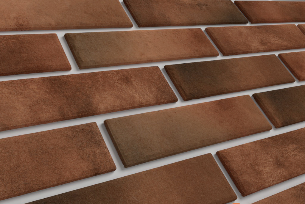 Retro Chili 245х65х8,5 мм клинкерная плитка под кирпич для фасада и цоколя