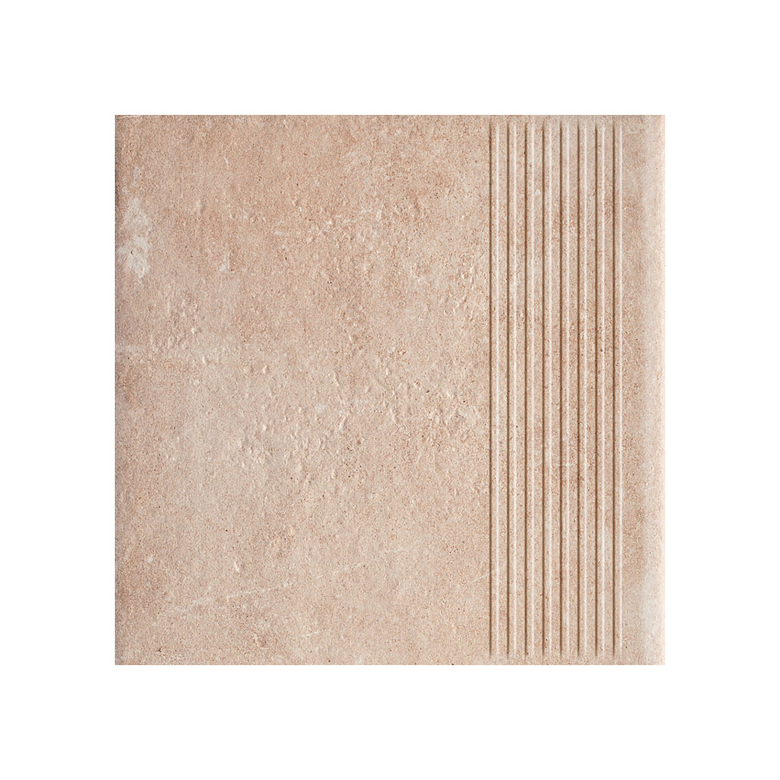 Scandiano Ochra клинкерная ступень с насечками противоскользящая 300x300x11 мм