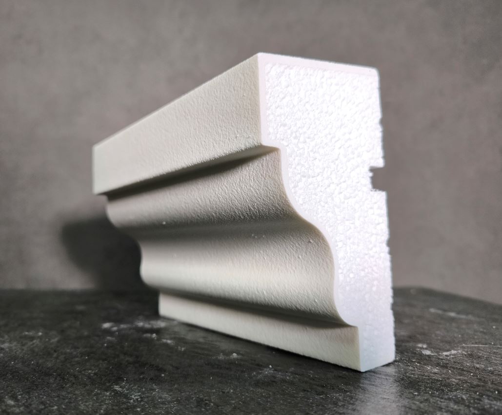 ПОДОКОННИК для Фасада и Интерьера - лепнина, декор из пенополистирола ПВ-145/1 145*80*2000 мм