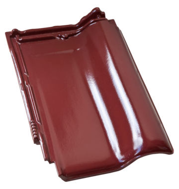 Керамическая черепица рядовая Roben MONZAplus трентино глянцевый ангоб