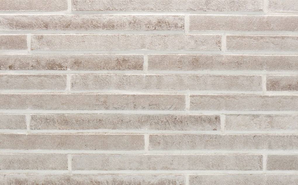 Клинкерная фасадная плитка под кирпич Stroeher (Штроер) Stilt 452 silber-grau рельефная, 490*40*14 ммreu