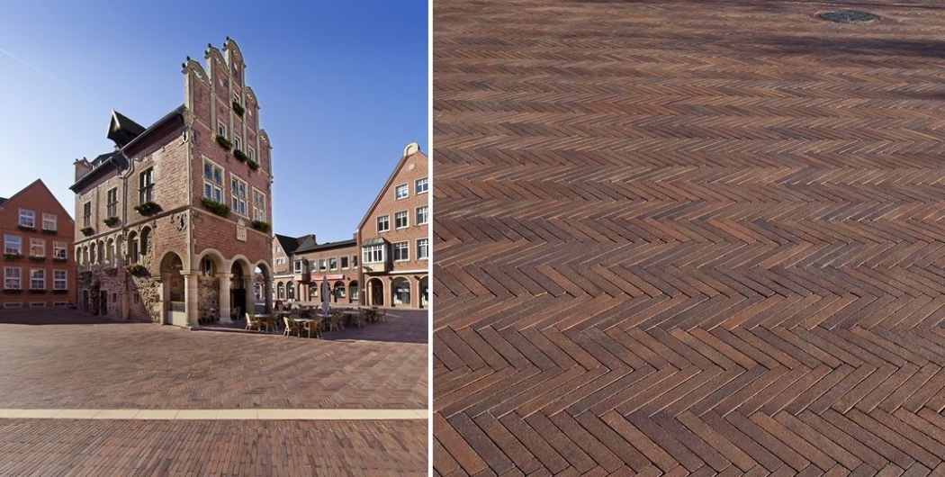 Тротуарная плитка / брусчатка Клинкерная ABC Malmo (Малмо) Blau bunt schmolz, ригельный 292*71*71 мм