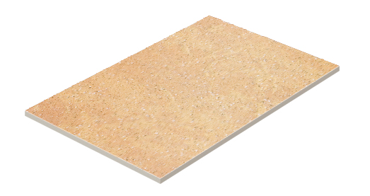 Клинкерная Плитка напольная противоскользящая Stroeher KERAPLATTE ROCCIA 834 giallo 444*294*10 мм