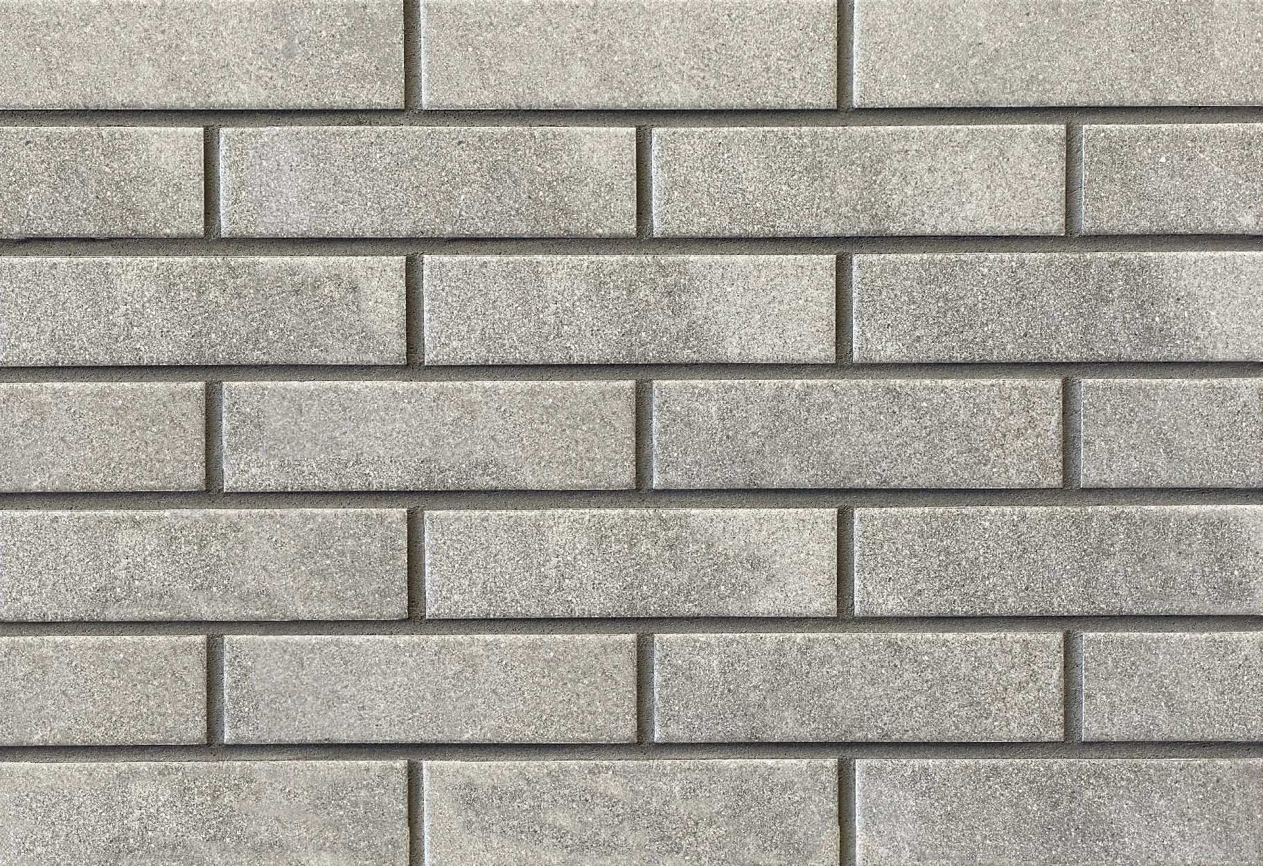 Mattone Sabbia Grafit 245X66х7,4 мм Клинкерная фасадная плитка под кирпич облицовочная, серая