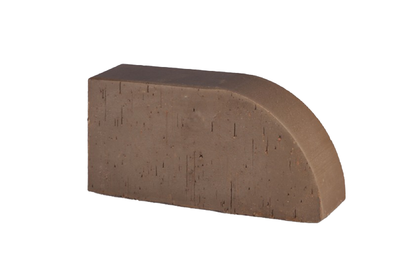 12.201117L Кирпич фигурный полнотелый Lode Brunis F17 гладкий, 250*120*65 мм